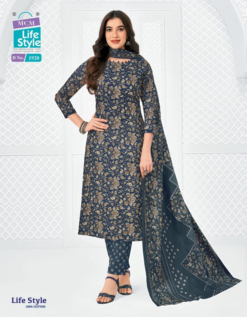 Lifestyle Vol 19 By Mcm Cotton Printed Kurti With Bottom Dupatta